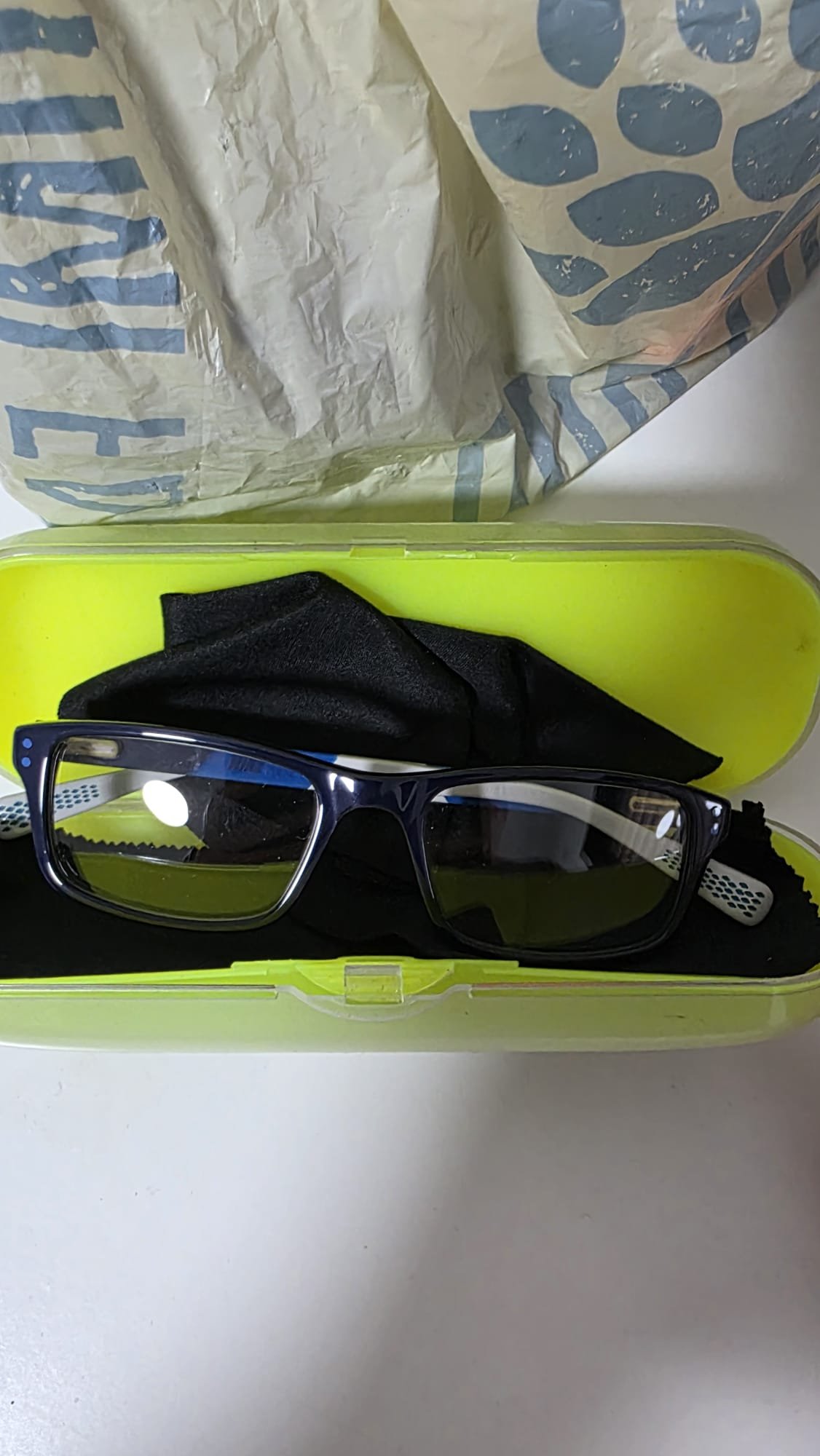 Nike framed glasses, prescription unknown, for young kids