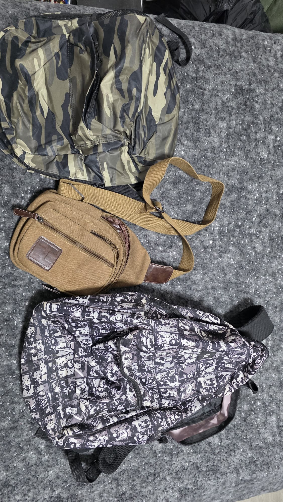 Bags, condition unknown