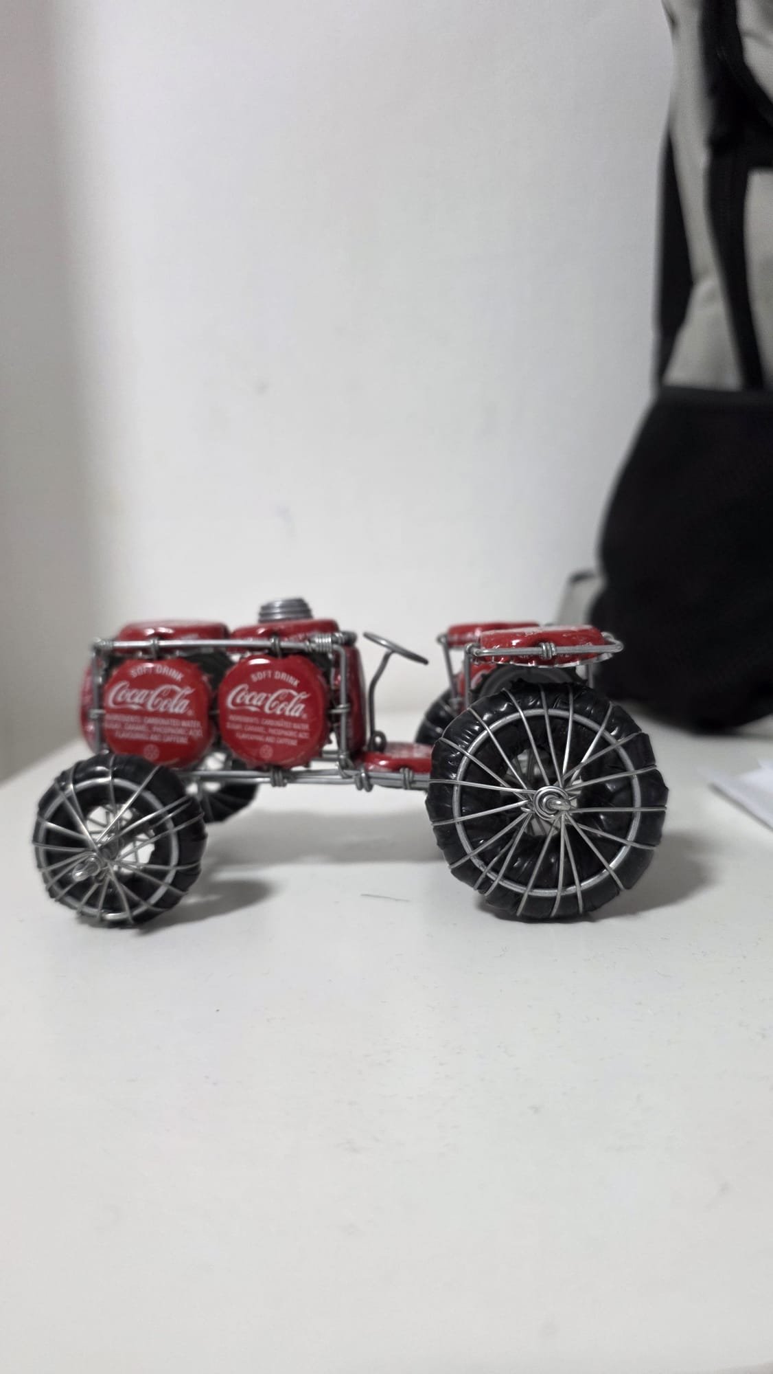Recycled Car Model from Coke Cans