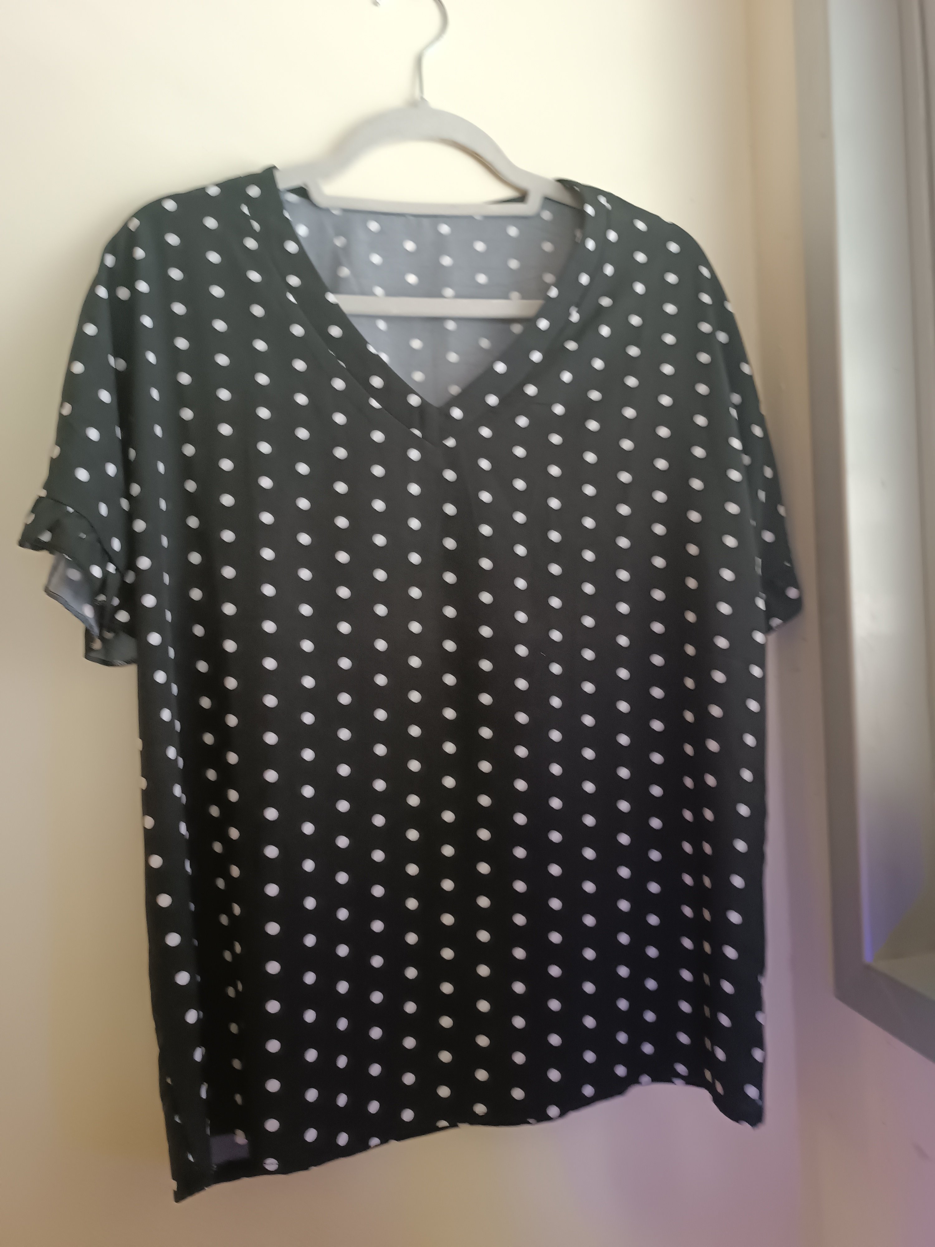 Women's polka dot shirt
