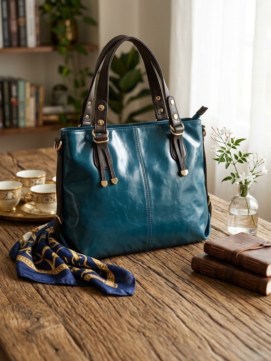 High-quality leather bag
