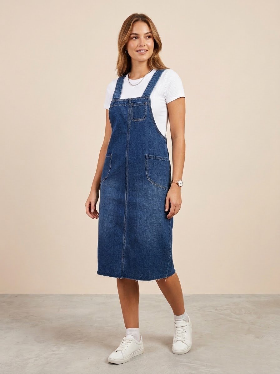 Women's casual denim dress